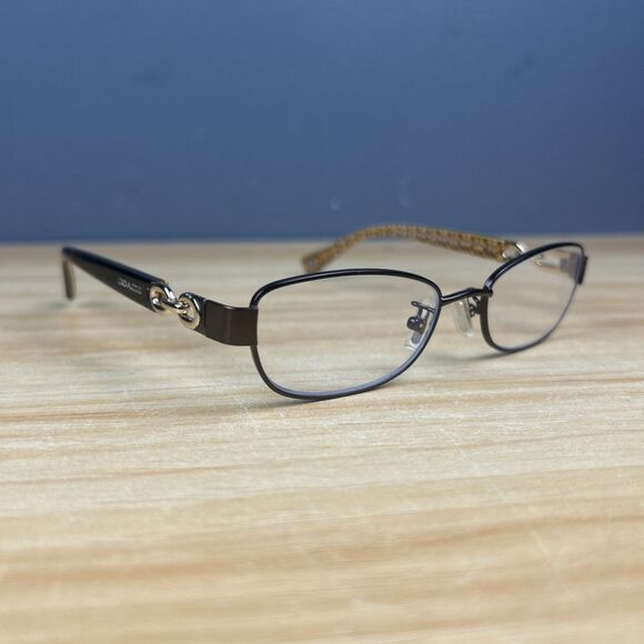 Coach Accessories - Coach HC5054 9187 Faina Satin Brown Tortoise Eyeglasses 49-17 135 Frames Only